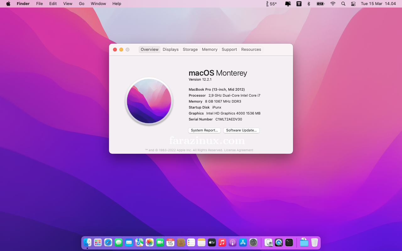 Download macOS Monterey 12.2.1 